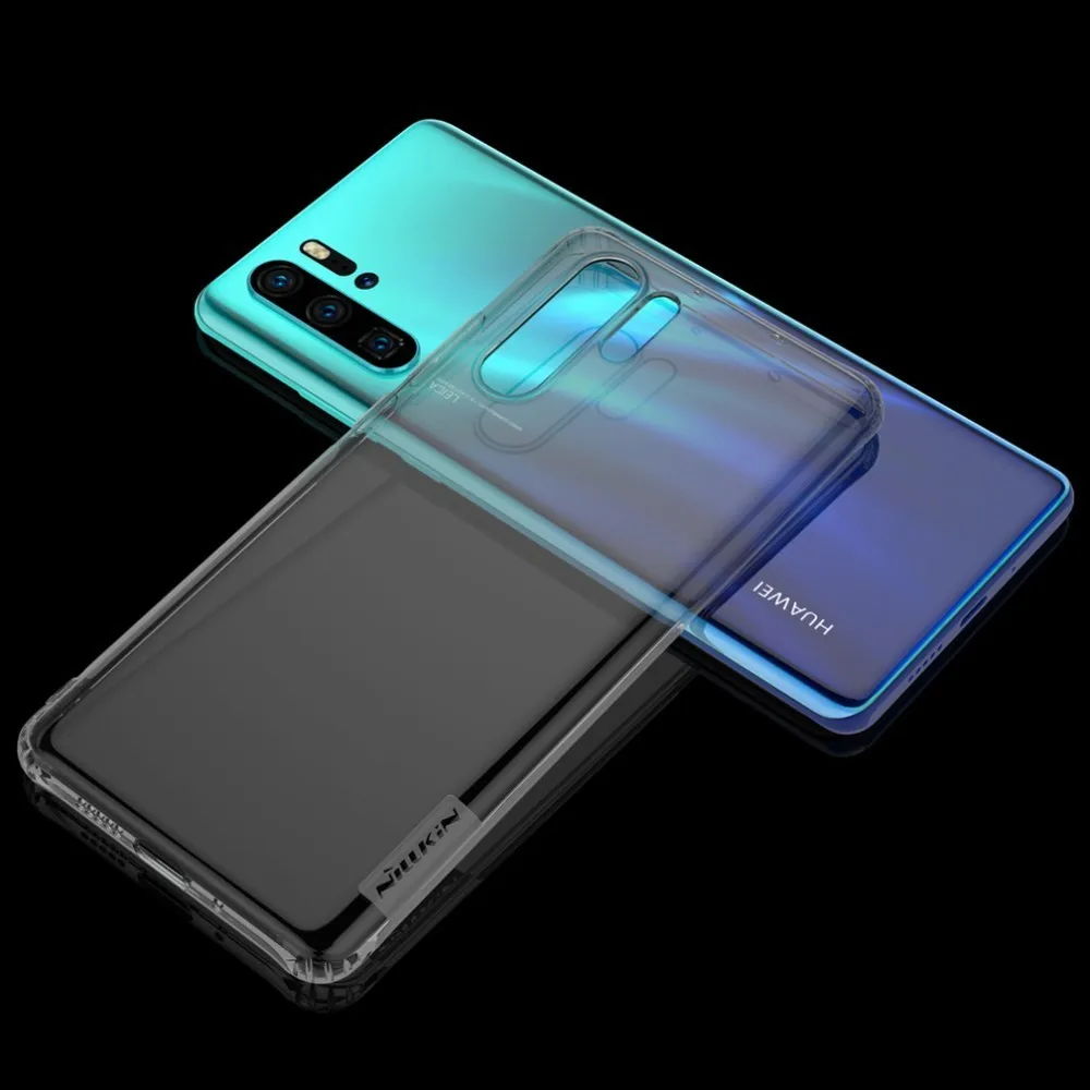 Grey Для huawei p30 чехол для huawei p30 Pro чехол Nillkin натуральный прозрачный мягкий кремний TPU Защитный чехол для huawei p30 - Цвет: Grey