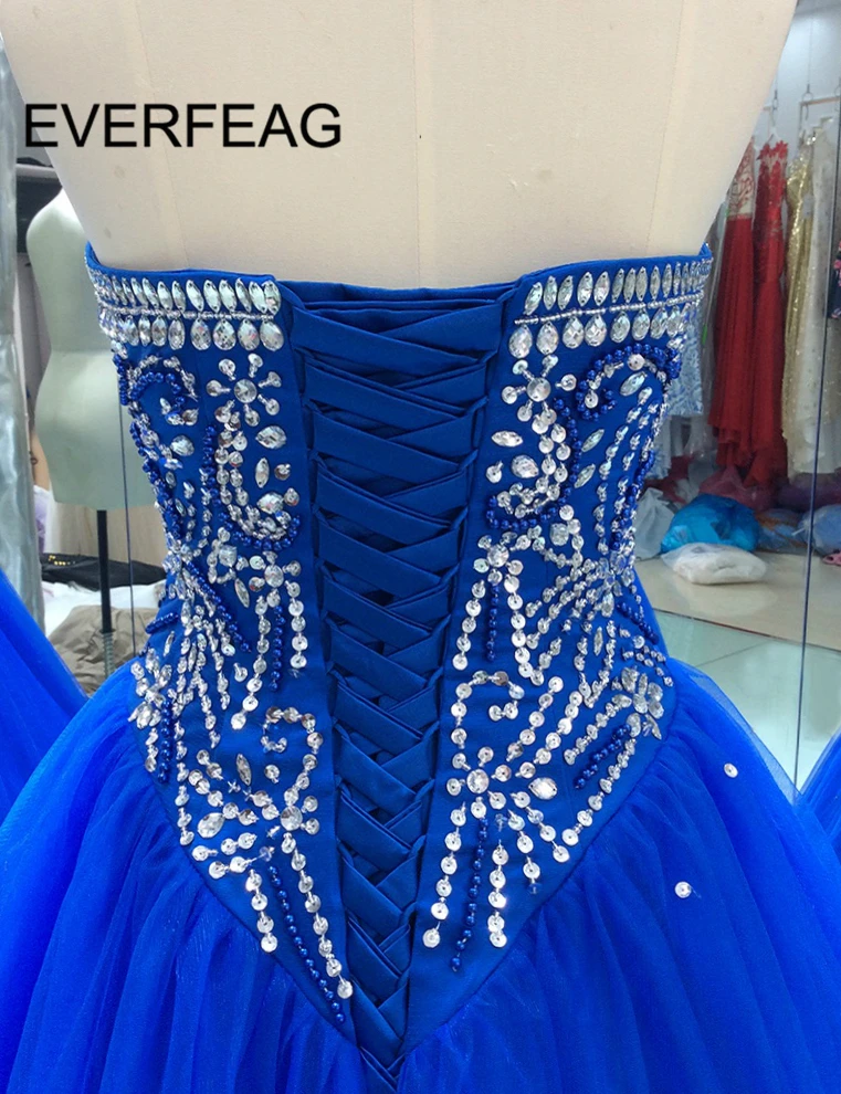 Бальное платье Королевского синего цвета с бусинами 2020|royal blue quinceanera dresses|quinceanera