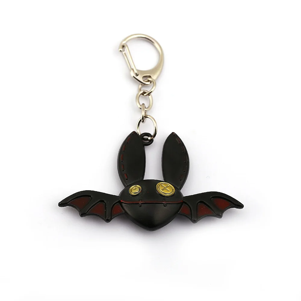 keychain Игра пятая брелок личность мультфильм животные кулон брелок ожерелья с летучей мышью Мода брелок новая сумка автомобильные брелки - Цвет: keychain