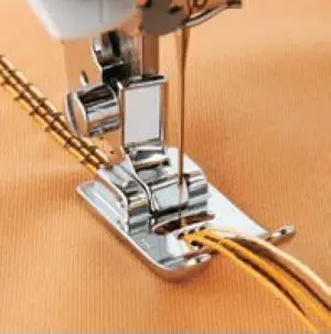 

Brother Domestic sewing machine parts 5 Hole Cording Foot presser foot 9903(XC1962002)