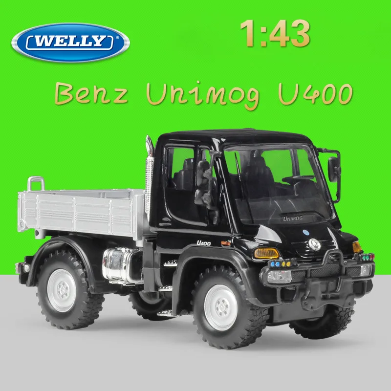 WELLY 1:43 реальная жизнь металлическая модель игрушечного автомобиля Unimog U400