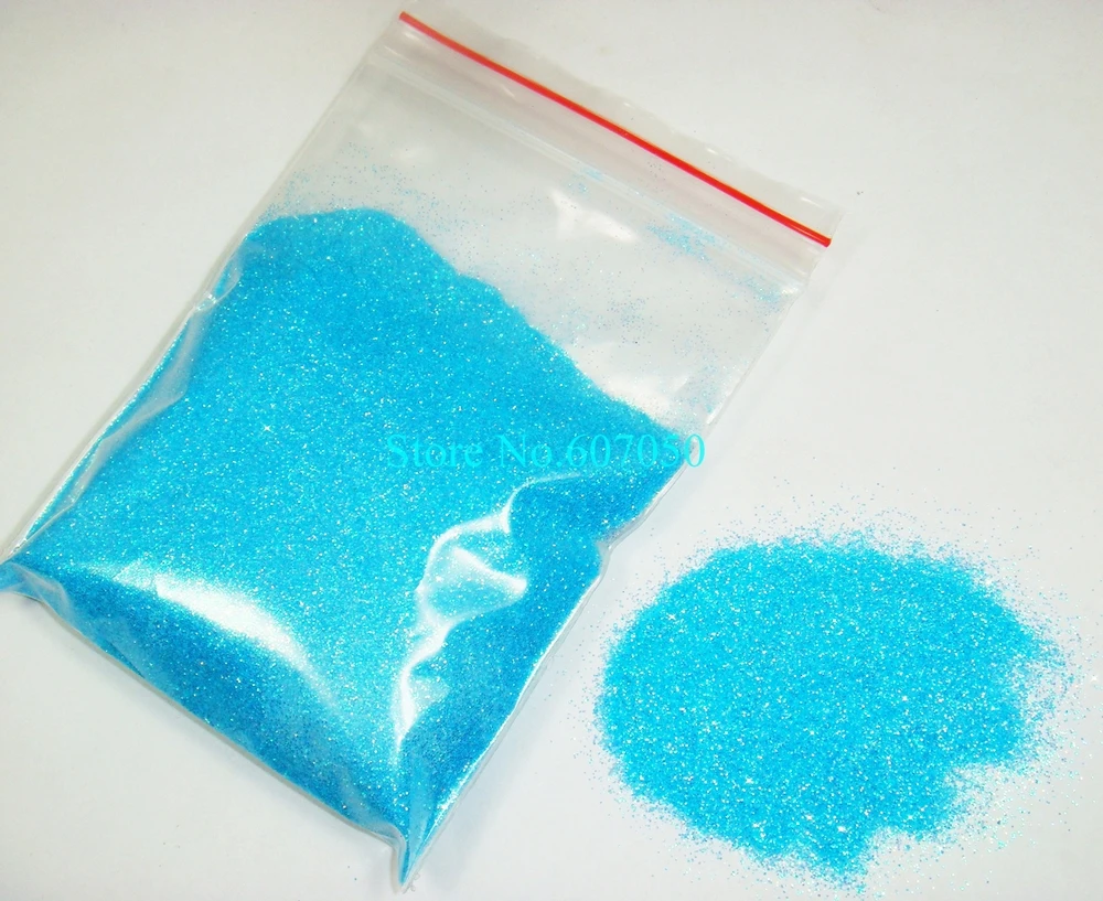 

50g x 1/96"(0.3MM)Multicolor Light Blue Color Shining Nail Glitter Dust Powder for Nail Art DIY decoration