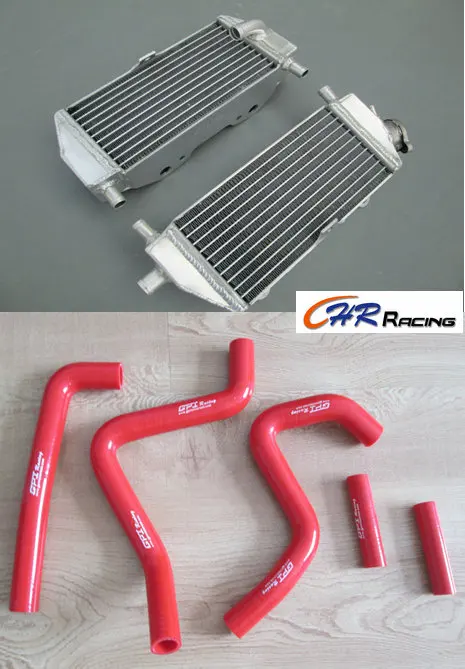 Для Kawasaki KX 125 KX250 1994 1995 1996 1997 1998 1999 2000 2001 2002 алюминиевый радиатор силиконовый шланг