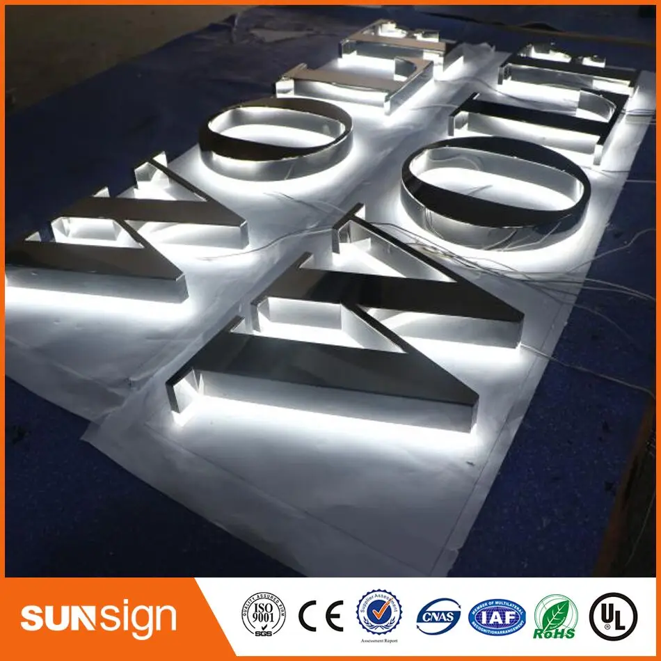 Наружные рекламные светодиодсветодиодный металлические буквы для знаков |