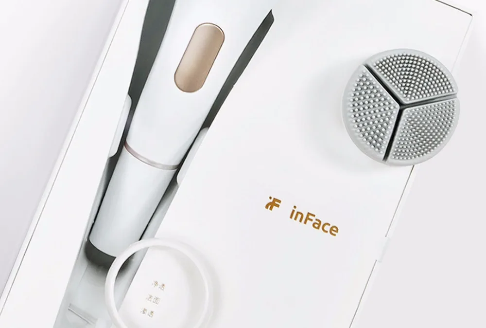 Xiaomi mijia inFace электронный звуковой Ион Очищающий Инструмент для лица красота уход за кожей лица массажер инструмент для очистки масла Грязь Горячая