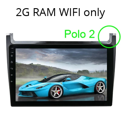 Polo2 2012-2017 2G Sinosmart Android 8,1 автомобильный навигационный радиоприемник для Volkswagen Polo Passat 2012 2013- gps 2din 2.5D ips/QLED экран - Цвет: Polo2 2012-2017 2G