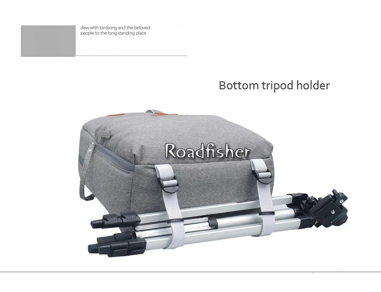 Roadfisher водонепроницаемый DSLR цифровой SLR камера рюкзак путешествия рюкзак сумка 15 ''ноутбук Вставить чехол для Canon Nikon sony