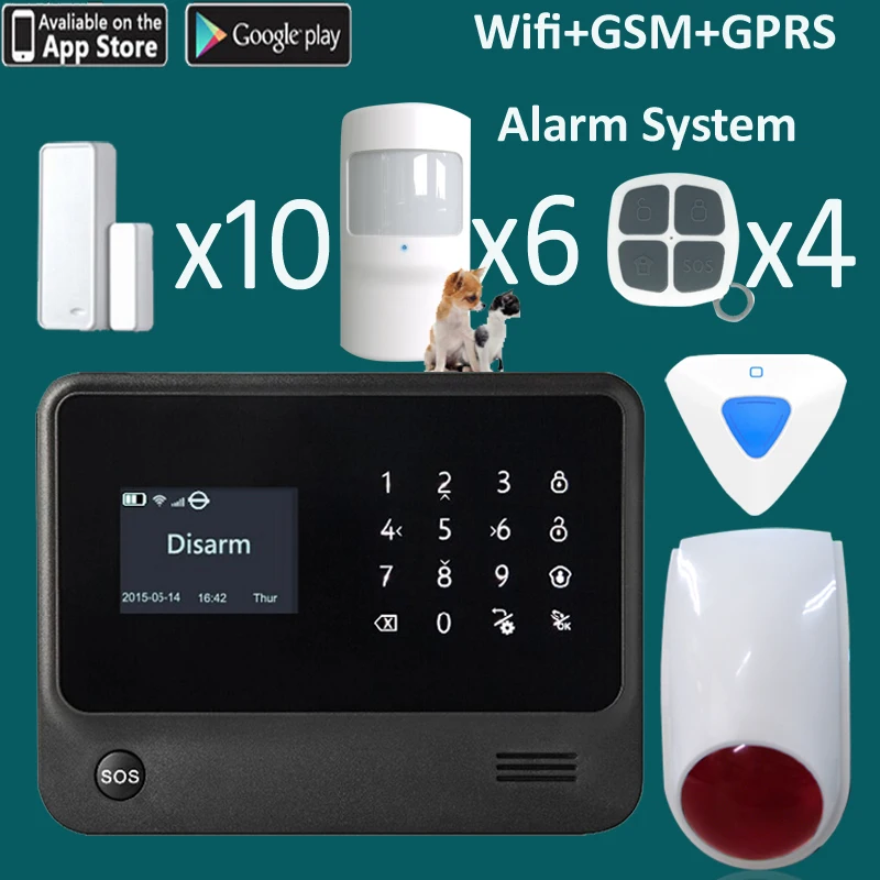 Умный дом trend GSM + GPRS wifi система безопасности для дома мгновенная Сигнализация
