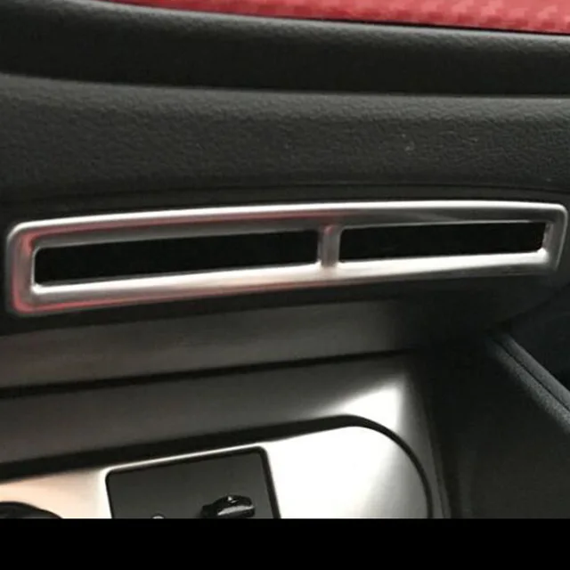 

For Hynudai Solaris 2 2017 Car Accessories Stainless steel Car center Card slot frame Panel Cover Trim Car Styling 1pcs