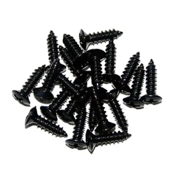 20x черный Stratocaster царапины пластины винты для гитары|guitar screws|screw guitarscratch plate |