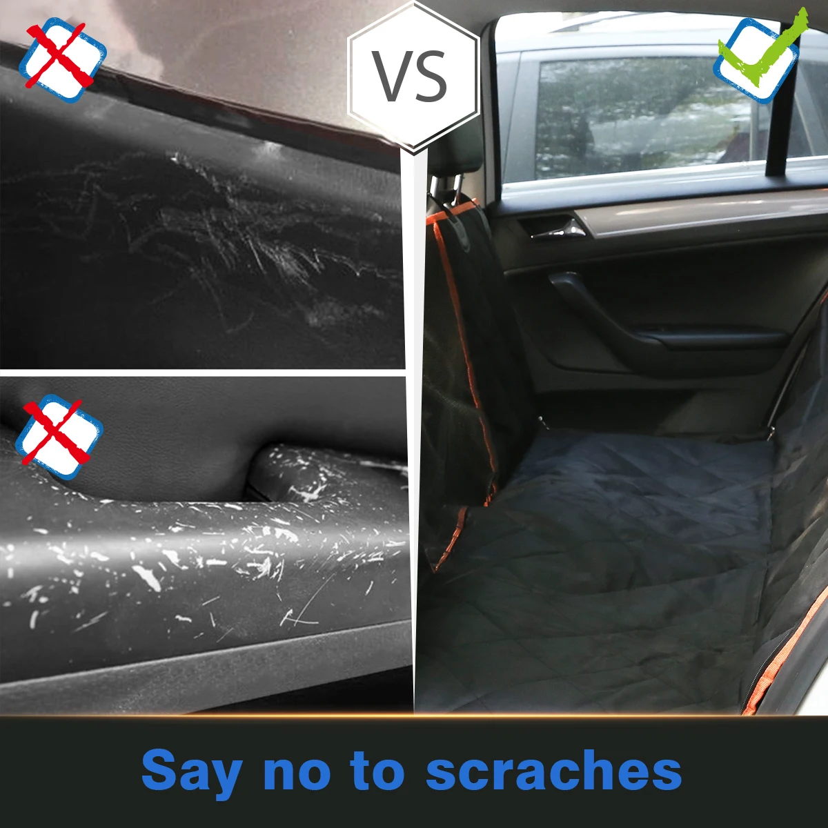 Водонепроницаемый стеганый Non-slip Pet Чехол для на автомобильное сиденье для перевозки собак гамак аксессуары для домашних животных коврик Одеяло на заднем сиденье протектор сетки смотровым окошком