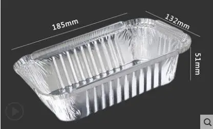 680ml 20 шт./лот, для барбекю, алюминиевая фольга, смазка, поддон для гриля, для непрямой готовки, 680 мл, 850 мл - Цвет: 680ml