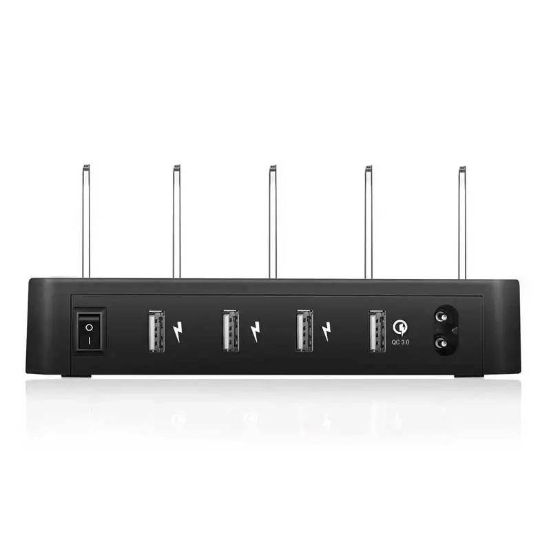 Зарядная станция с несколькими Usb-портами для Samsung Huawei QC3.0 Держатель зарядного
