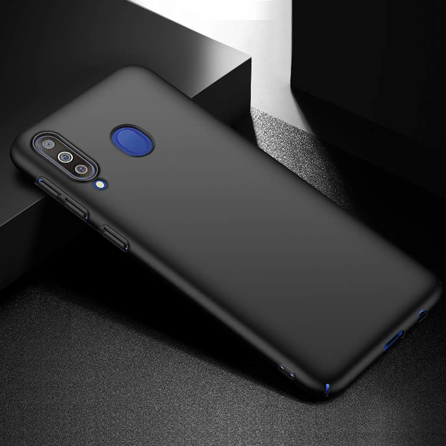 Роскошный Матовый ПК Hrad задний Чехол для Samsung Galaxy A40S чехол A3050 Полный Защитный