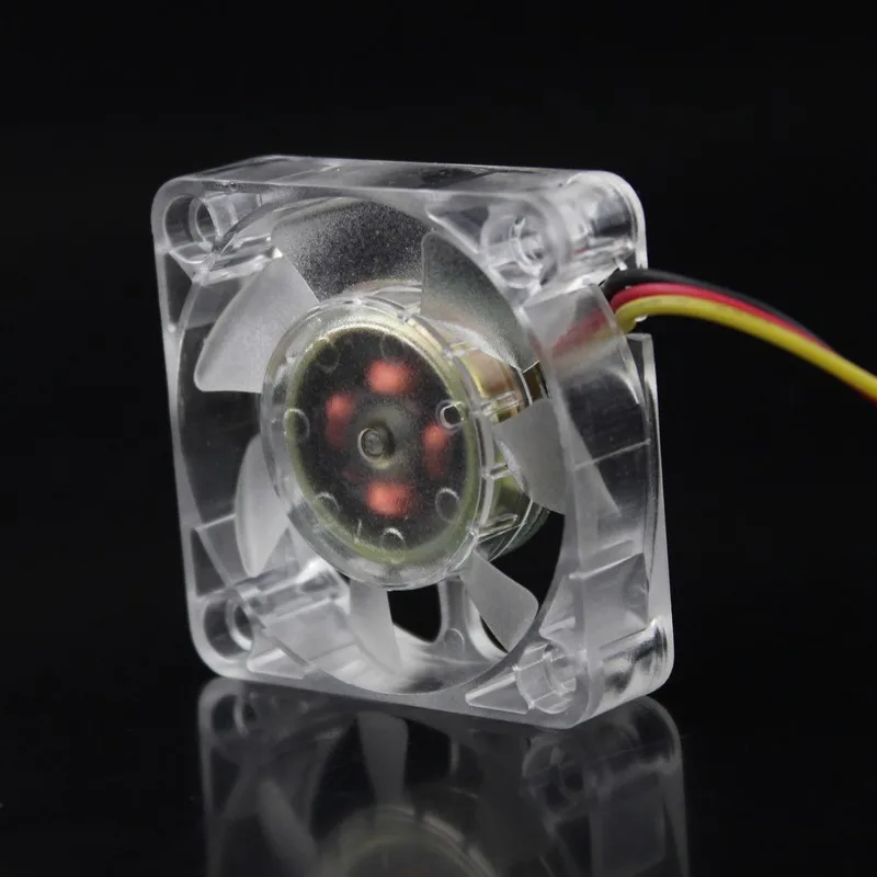 2 шт. прозрачный вентилятор для ПК 40 х40х10 мм 4010|fan 40x40x10mm|dc cooling fanfan 40mm |