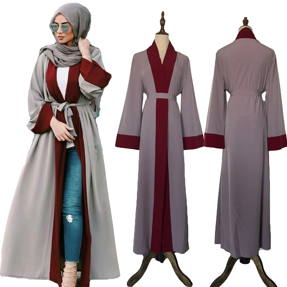 Женская Мода 2017 мусульманская абайя для взрослых Турция Ближний Восток кардиган