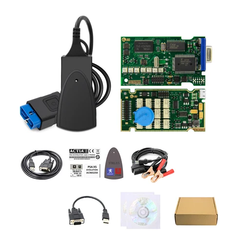 Для Citroen/peugeot Lexia 3 PP2000 полный чип 921815C Diagbox V7.83 Lexia3 V48 PP2000 V25 OBDII OBD2 диагностический инструмент - Цвет: version 2
