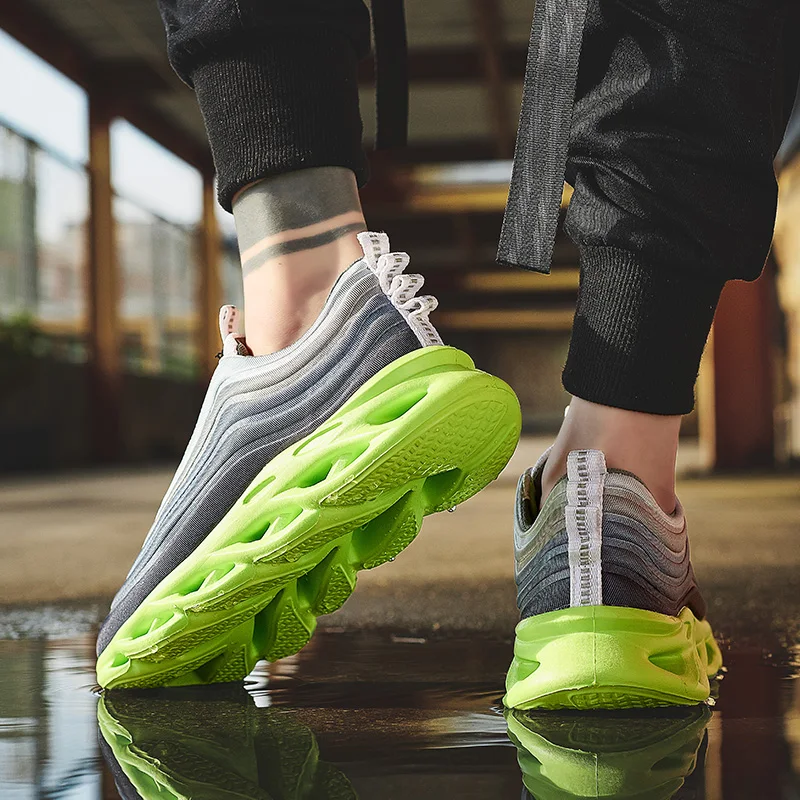 Hot Sneakers Trendy Tennis Shoes Trainer Sports For Men 2019 Sport Lightweight Lace-up Comfortable Breathable | Спорт и развлечения
