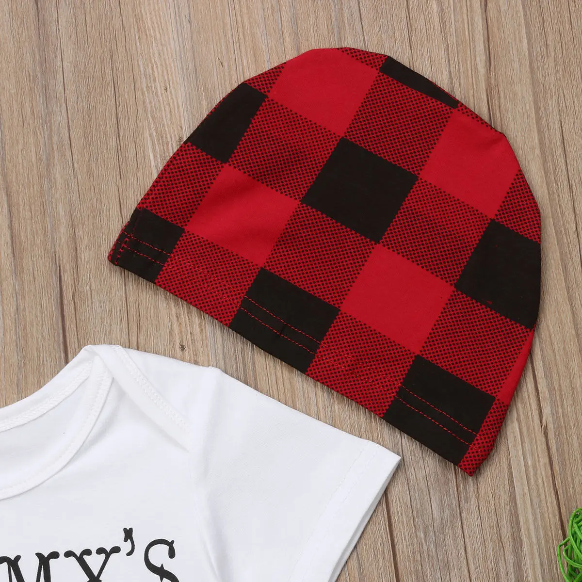 2018 New Tollder Kids Baby Clothing Newborn Boy Mommy's Little Man Rompers+Hat 2Pcs Outfit Set 0-18M Wild casual cute fashion |