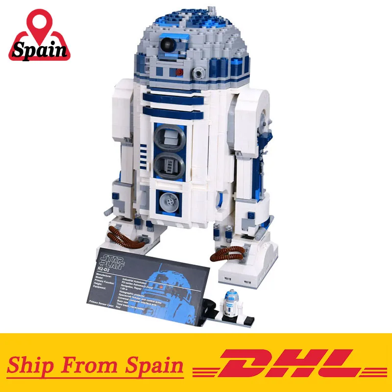 DHL Звездные войны 05043 R2D2 Робот строительные наборы блоки кирпичи развивающие