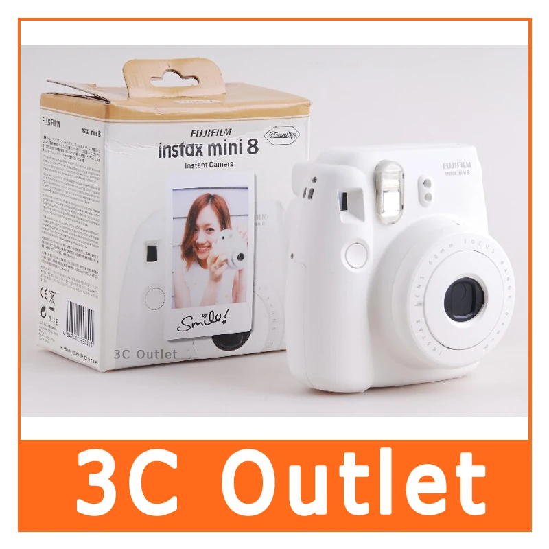 Fujifilm Instax Mini 8 мгновенная пленка камера (белый) Рождество/День Святого