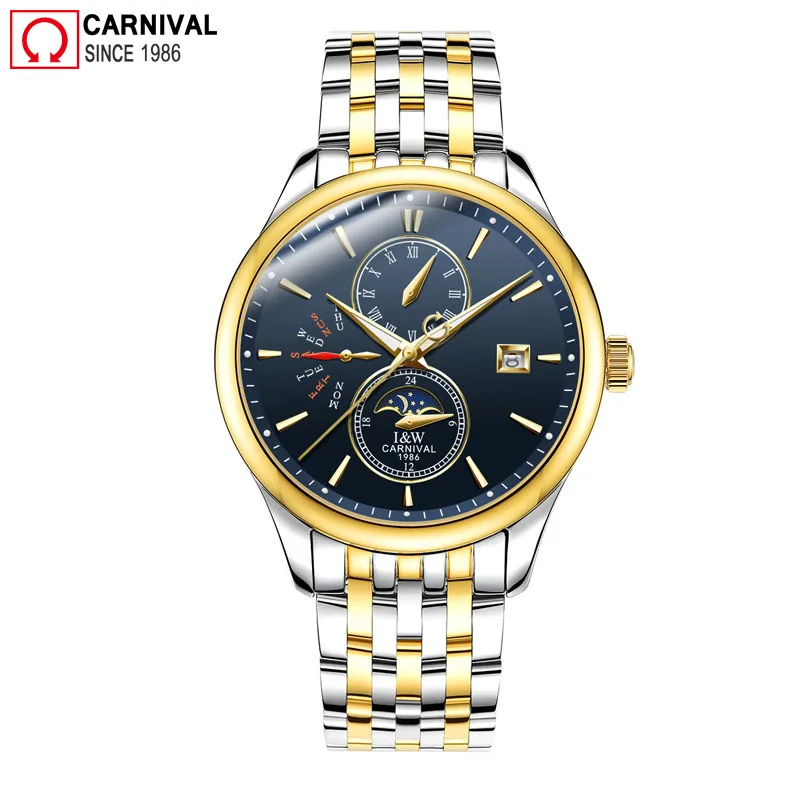 

Часы Carnival IW мужские, механические, автоматические, из нержавеющей стали