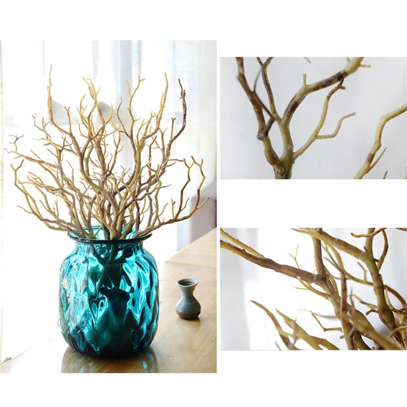 2 шт. сухая ветка дерево Павлин Коралл искусственные ветки листва свадьба дома