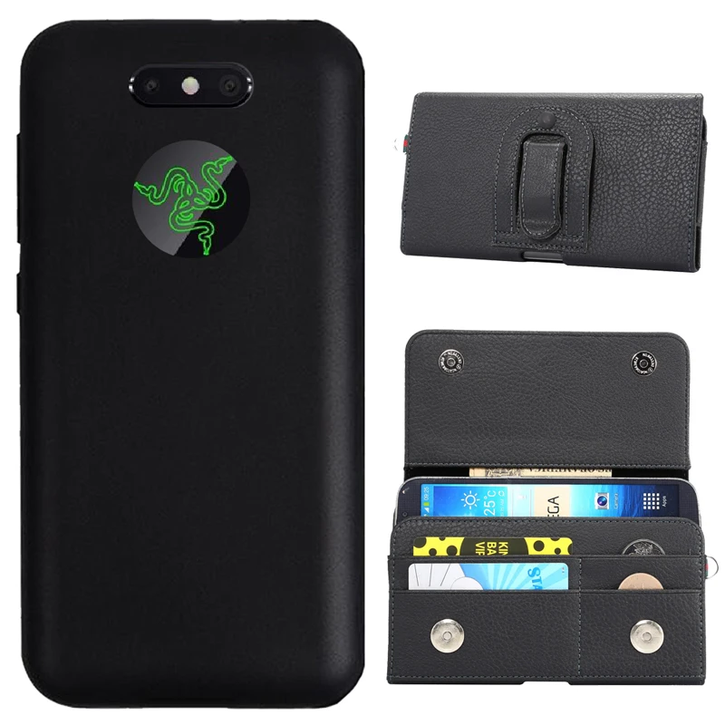Прочный защитный кожаный чехол держатель iTien для телефона Razer Phone 2 5 72 дюйма ТПУ