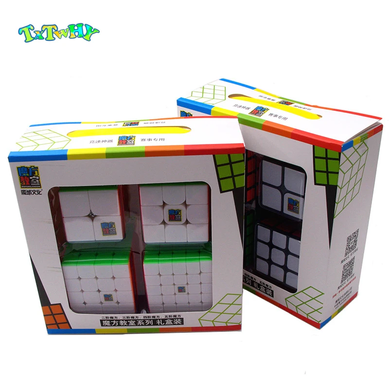 MoYu Mofangjiaoshi 2x2 3x3 4x4 5x5 скоростной куб Подарочная коробка Упаковка Профессиональный
