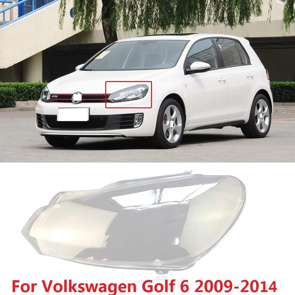 CAPQX 1 шт. для Volkswagen Golf 6 2010- передняя фара, головной светильник, абажур, водонепроницаемый головной светильник