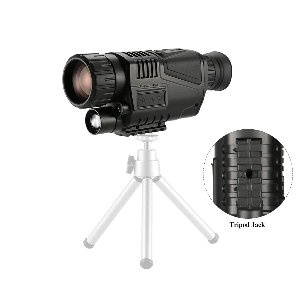 Новая модель 1 5 &quotЖК-камера для охоты с ночным видением 5x40 цифровой Монокуляр