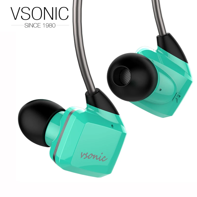 VSONIC 2018 Новый GR07 низкий импеданс наушники вкладыши 32ohm динамический Шум изоляция Hi