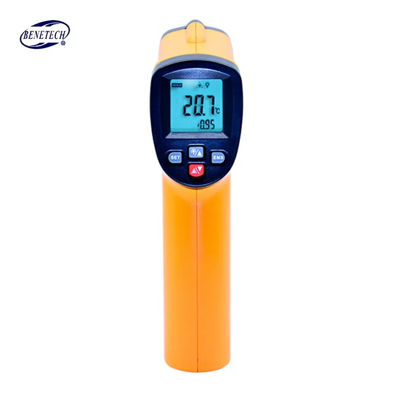 Бесконтактный ИК термометр BENETECH GM550E цифровой лазерный измеритель температуры 50 ~