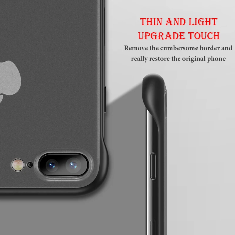 Бескаркасный чехол для iPhone 7X6 6S 8 Plus XS Max XR с кольцом пальцев ПК на 7 Прозрачный