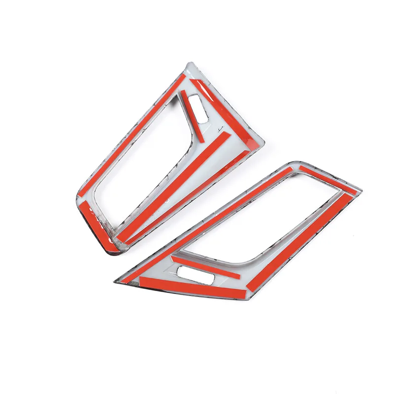Carbon Fiber Style ABS Side Air Conditioning Vent Outlet Frame Trim For BMW 2 Series F45 F46 218i 220i 2015-2018 Car Accessories |