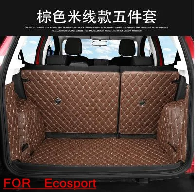 Противоскользящие материалы Тачки вокруг багажника подушка для ботинок Ford Ecosport