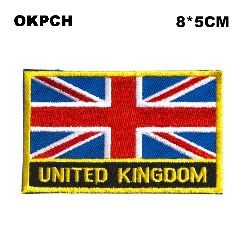 Indonesia Flag patcheswork fabric embroidery patch in Patches iorn patches for clothing flower PT0209-R |