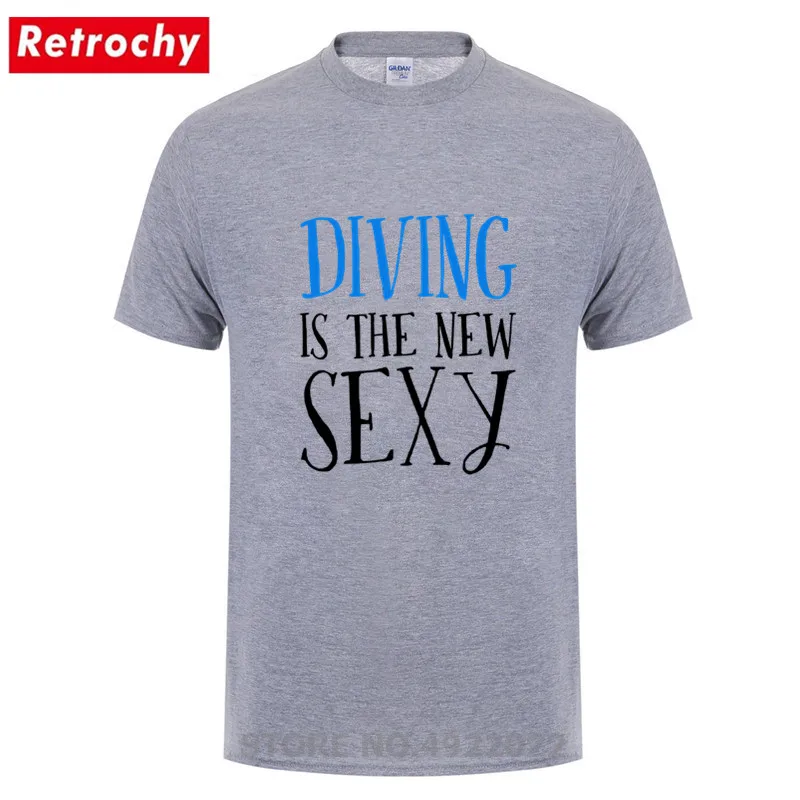 Новая Сексуальная футболка с надписью Дайвинг это новая Мужская хипстерская на