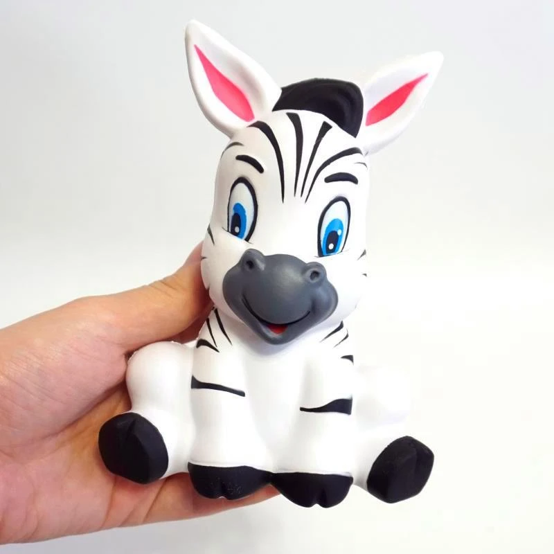 Kawaii Jumbo Animal Squishy Zebra антистрессовые игрушки лошадь Squishy медленно поднимающиеся мягкие детские забавные новые игрушки Squeeze Рождественский подарок