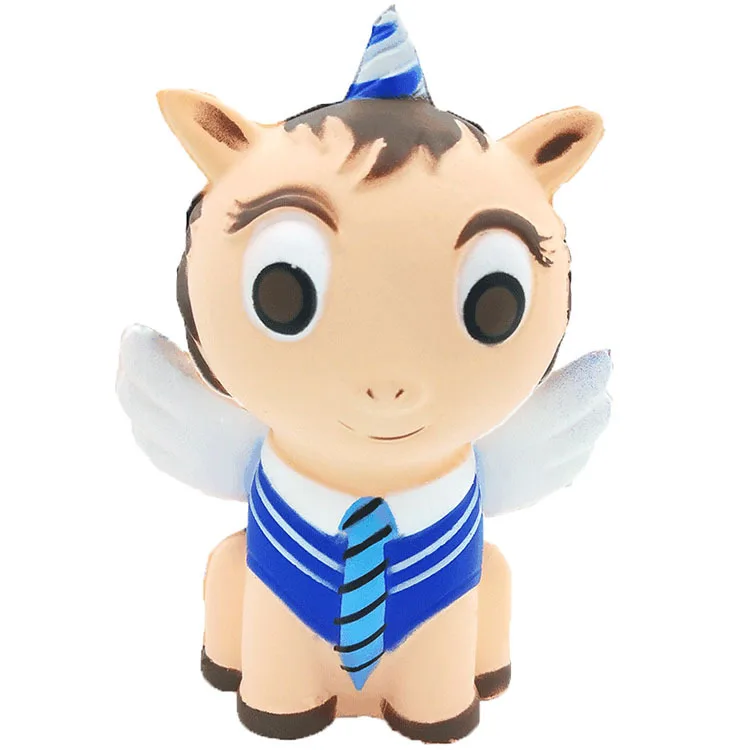 2019 огромный кавайный Единорог Ангел Сжимаемый торт хлеб крем Ароматизированная