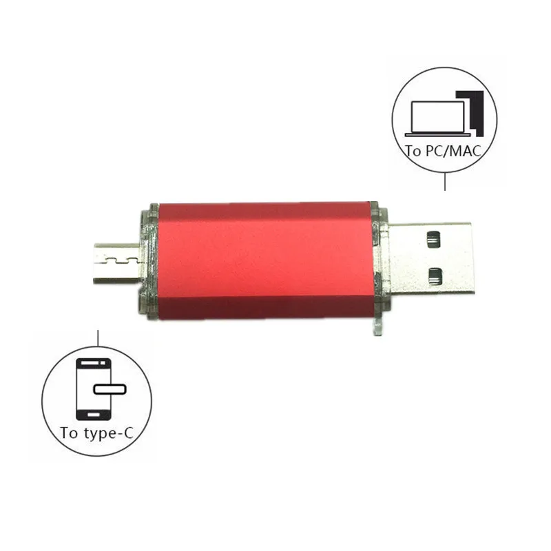 Изготовленным на заказ логосом Тип C флеш-накопитель USB 3 0 32GB/64Гб флэш-драйвер