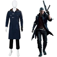 dmc 5 cosplay nero costume may cry nero jacket glove outfit no pants adult halloween carnival party dmc costume men women