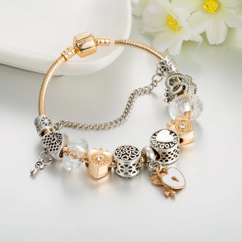 Бусины ANNAPAER Catena с ключом любовные аксессуары для ювелирных изделий подходят