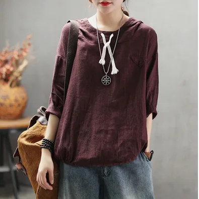 Весна Лето футболка Женская Ретро Свободные повседневные пуловеры Новые Топы с