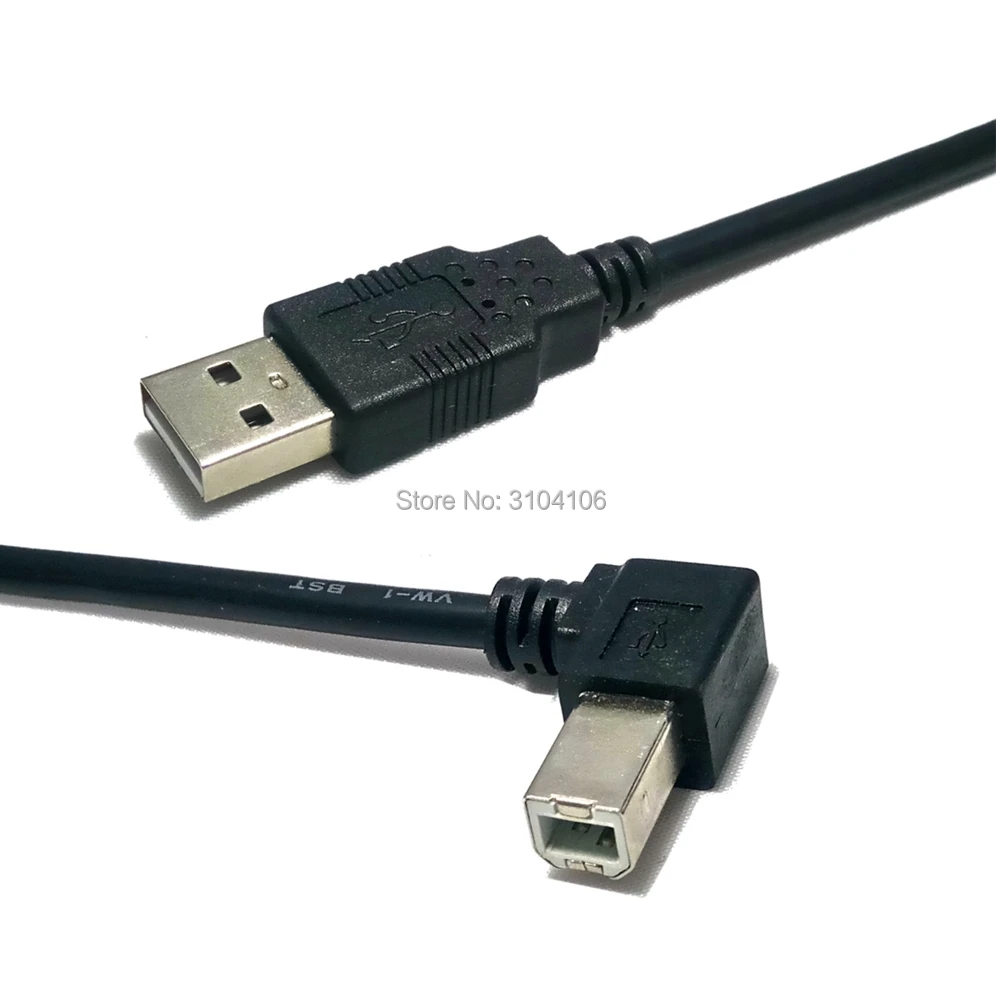 Высококачественный кабель для сканера жесткого диска USB 2 0 разъем а папа-в правый