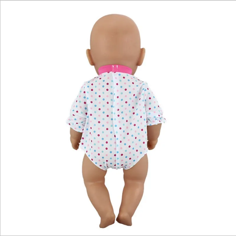 Born New Baby Fit 17 дюймов 43 см кукольная одежда Кукла цельная одежда сова маленький белый кролик ночная рубашка аксессуары для ребенка подарок