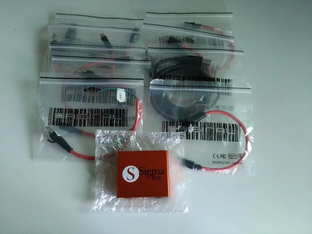 Gsmjustoncct100 % оригинальная новейшая версия sigma box с 9 кабелями упаковкой 3 активация