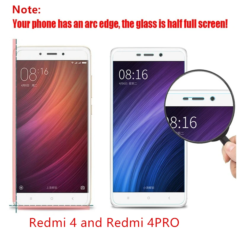 Закаленное стекло для Xiaomi REDMi NOTE 3 3X 3S 4 4X 4A 5X pro глобальная версия защитный экран MI5X