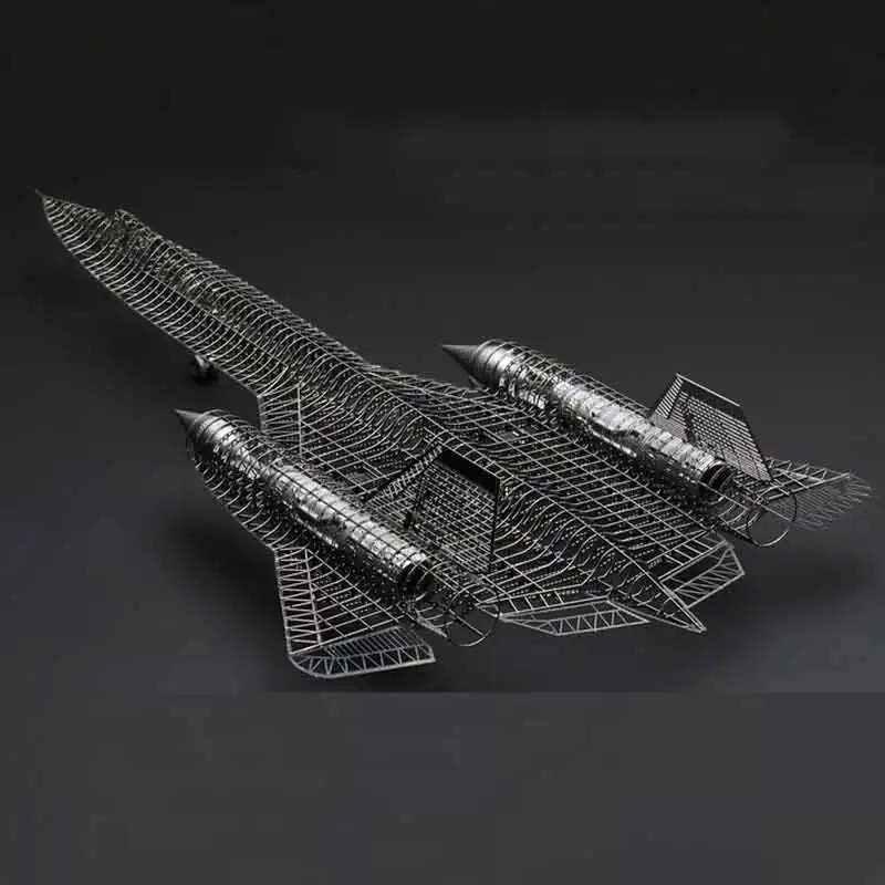 Металлический Пазл сделай сам в виде скелета Blackbird полная конструкция самолета