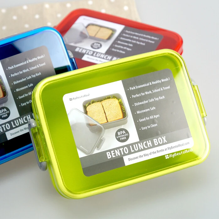 Высококачественный Ланч бокс Bento полностью герметичный контейнер для